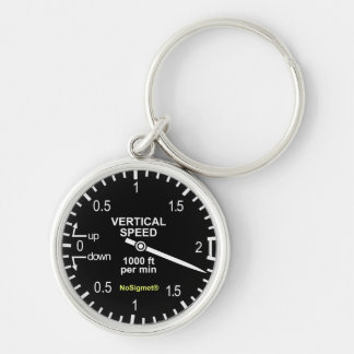 Sleutelhanger voor vliegtuigslot: "Variometer"