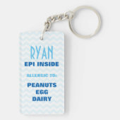  Sleutelhanger voor voedselallergie (achterkant)