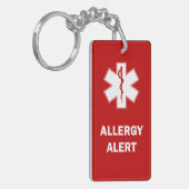  Sleutelhanger voor voedselallergie (Voorkant Links)