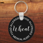 Sleutelhanger voor voedselallergie Medische waarsc (Voorkant)