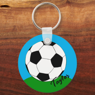 Sleutelhanger voor voetbalfans Monogrammed / Footb