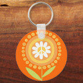 Sleutelhanger voor vredesbloem (Voorkant)