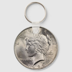 Sleutelhanger voor vredesdollar