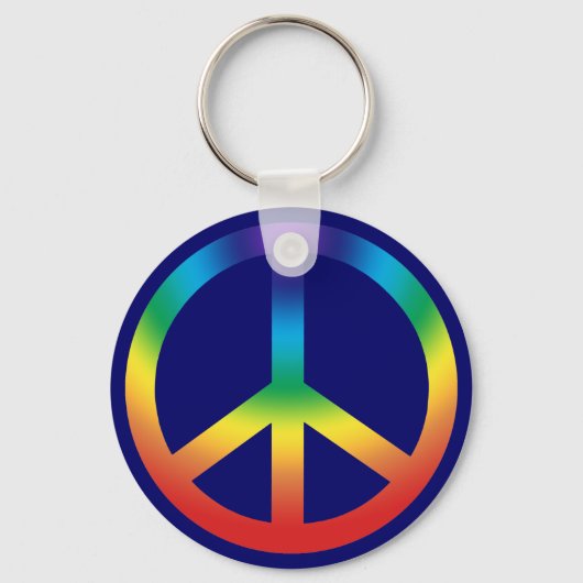 Sleutelhanger voor vredeshandtekeningen in Chakra (Voorkant)