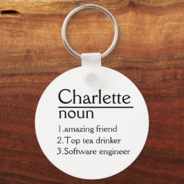 Sleutelhanger voor vriendje gepersonaliseerde gesc