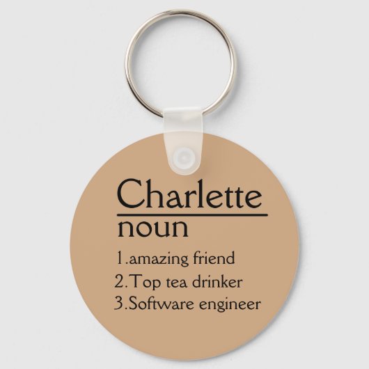 Sleutelhanger voor vriendje gepersonaliseerde gesc (Achterkant)