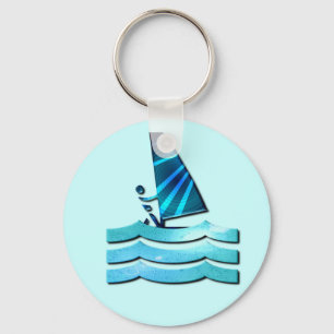 Sleutelhanger voor wielsurfen