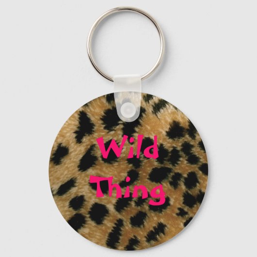 Sleutelhanger voor Wilde Ding Lopard (Voorkant)