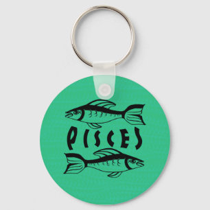 Sleutelhanger voor zwarte en witte pisces