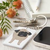 Sleutelhanger voorkant en knop (Voorkant Rechts)