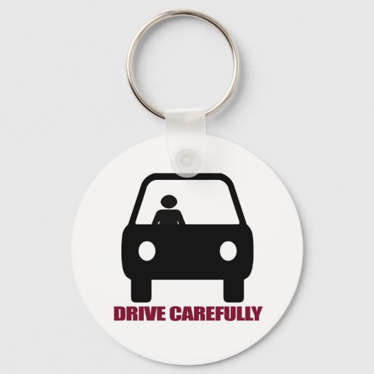 Sleutelhanger voorzichtig rijden (Voorkant)