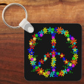 Sleutelhanger vredessymbool ventilator (Voorkant)