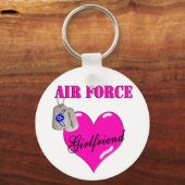 Sleutelhanger Vriendin van de luchtmacht (Voorkant)