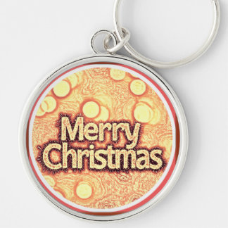 Sleutelhanger, Vrolijk Kerstfeest stijlvol klassie Sleutelhanger
