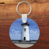 Sleutelhanger vuurtoren van Cape Cod Edgartown (Voorkant)