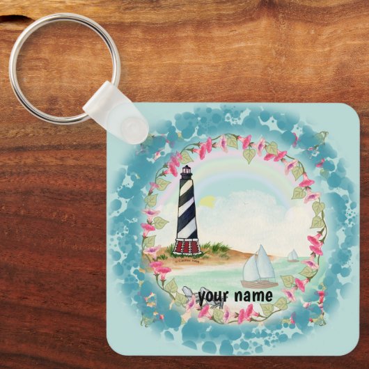 Sleutelhanger vuurtoren van Cape Hatteras (Voorkant)