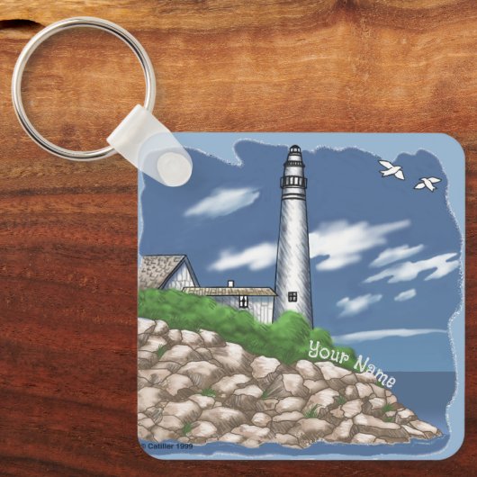 Sleutelhanger vuurtoren van Manitou (Voorkant)