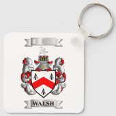 Sleutelhanger Walsh Achternaam En Schild (Achterkant)