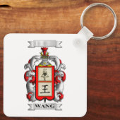 Sleutelhanger Wang Achternaam En Schild (Achterkant)