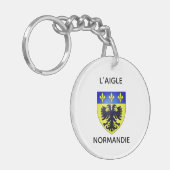 Sleutelhanger - Wapen van L'Aigle - Normandië (Voorkant Links)