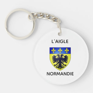 Sleutelhanger - Wapen van L'Aigle - Normandië