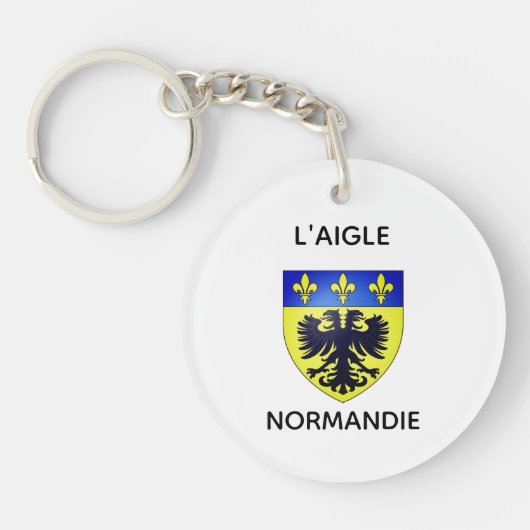 Sleutelhanger - Wapen van L'Aigle - Normandië (Voorkant)