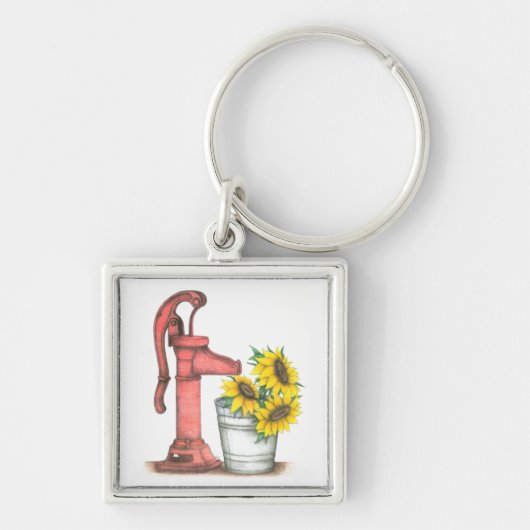 Sleutelhanger waterpomp (Voorkant)