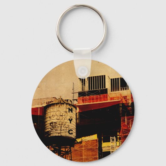 Sleutelhanger watertoren in New York (Voorkant)