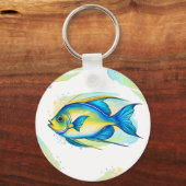 Sleutelhanger - Waterverf Serie: Angelfish (Achterkant)