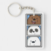 Sleutelhanger, we kale beren sleutelhanger (Voorkant)