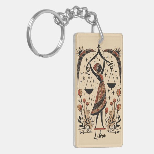 Sleutelhanger Weegschaal Hemelse Zodiac Art (Voorkant Links)