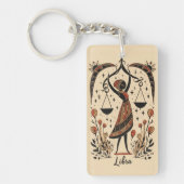 Sleutelhanger Weegschaal Hemelse Zodiac Art (Voorkant)