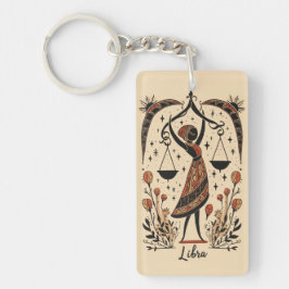 Sleutelhanger Weegschaal Hemelse Zodiac Art