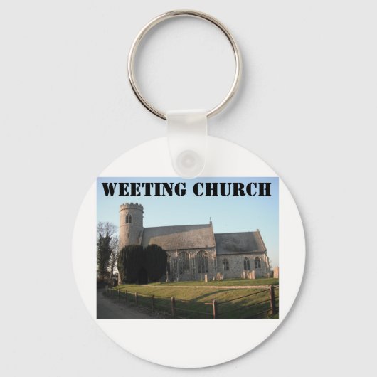 Sleutelhanger Weeting Church Weeting Norfolk Engla (Voorkant)
