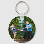 Sleutelhanger - Welkom bij onze planeet (Voorkant)