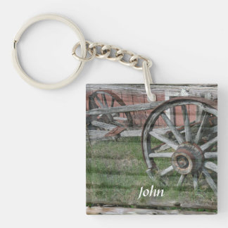 Sleutelhanger western stijlvol tandwielwiel