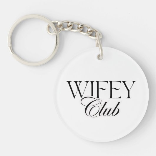 Sleutelhanger Wifey Club (Voorkant)