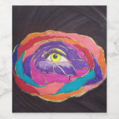 Sleutelhanger Wijn Etiket (Enkel label)