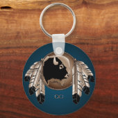 Sleutelhanger Wildlife Art uit de Eerste Naties ge (Voorkant)