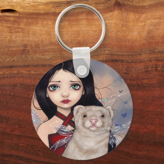 sleutelhanger "Winged Ferret" (Voorkant)