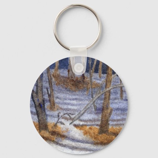 Sleutelhanger winterlandschap (Voorkant)