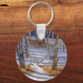 Sleutelhanger winterlandschap (Voorkant)
