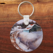Sleutelhanger winterlandschap (Voorkant)