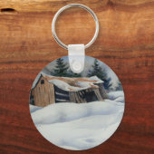 Sleutelhanger winterlandschap (Voorkant)