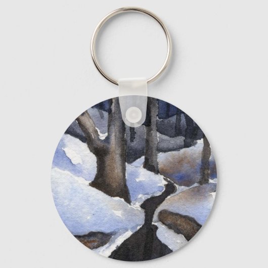 Sleutelhanger winterlandschap (Voorkant)