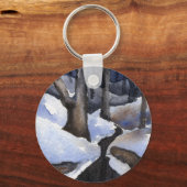 Sleutelhanger winterlandschap (Voorkant)