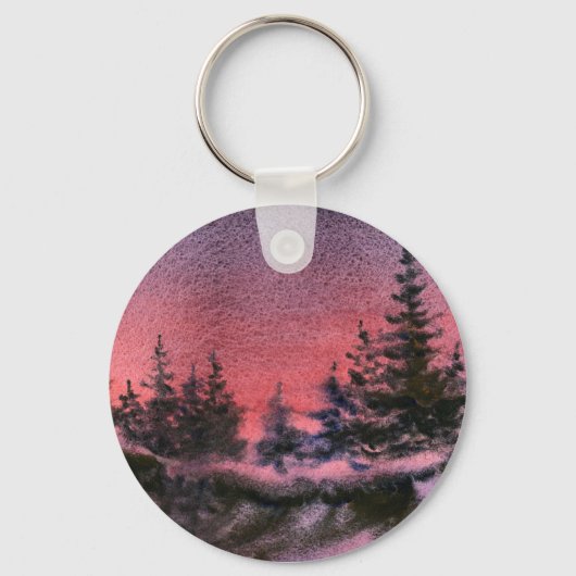 Sleutelhanger winterlandschap (Voorkant)
