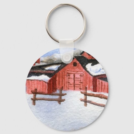 Sleutelhanger winterlandschap (Voorkant)