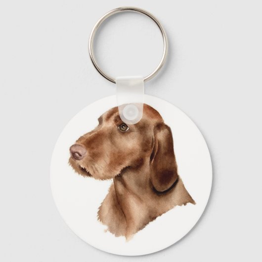 Sleutelhanger Wirehaire Vizsla (Voorkant)