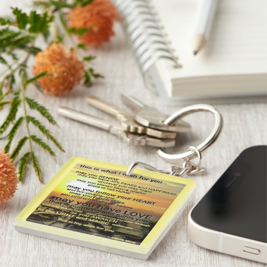 Sleutelhanger WISH door Adiela Akoo (Voorkant Rechts)